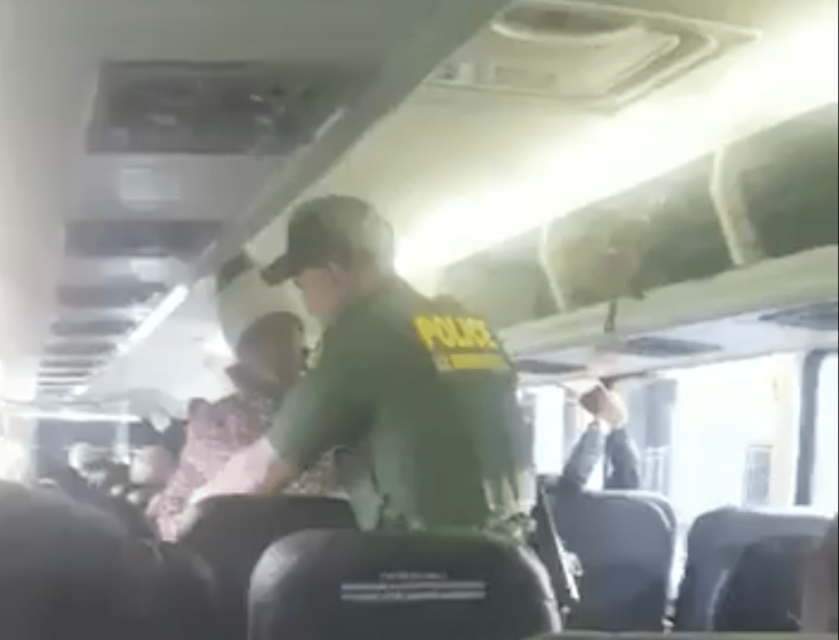 Video: Border Agents Demand Papers From South Florida Greyhound Bus Riders, Arrest Woman