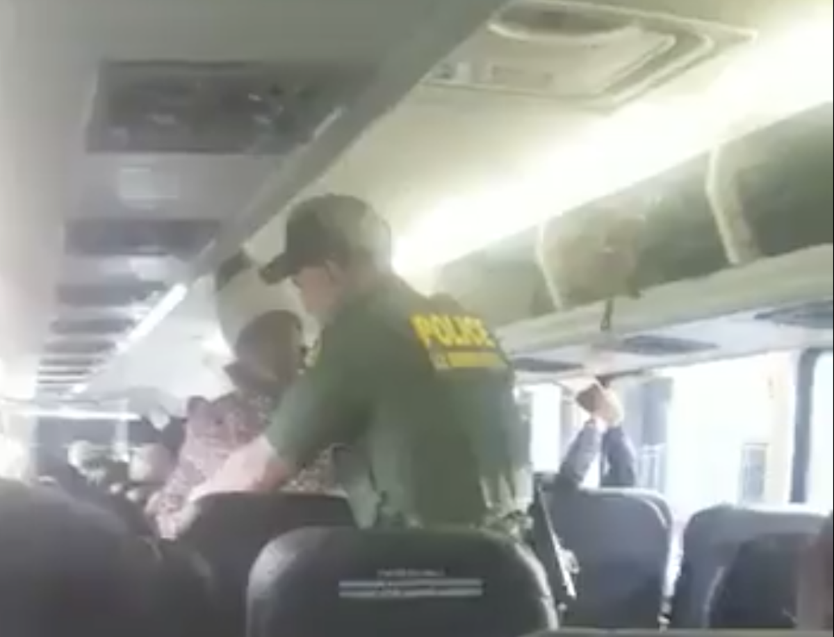 Video: Border Agents Demand Papers From South Florida Greyhound Bus Riders, Arrest Woman