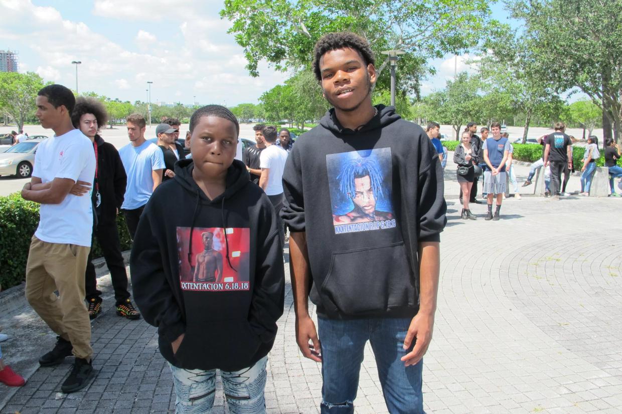 At XXXTentacion’s Memorial, Fans Gather to Pay Respects to Rapper