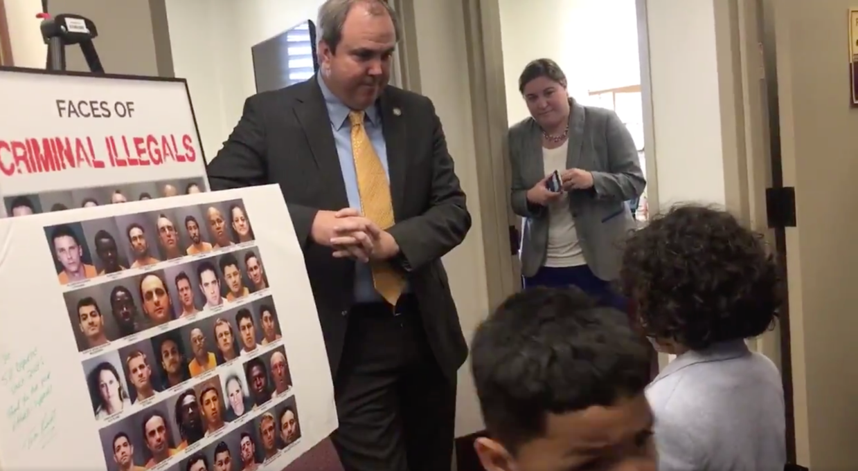 Florida’s Republican Party Chair Has a Very Racist Sign Outside His Office