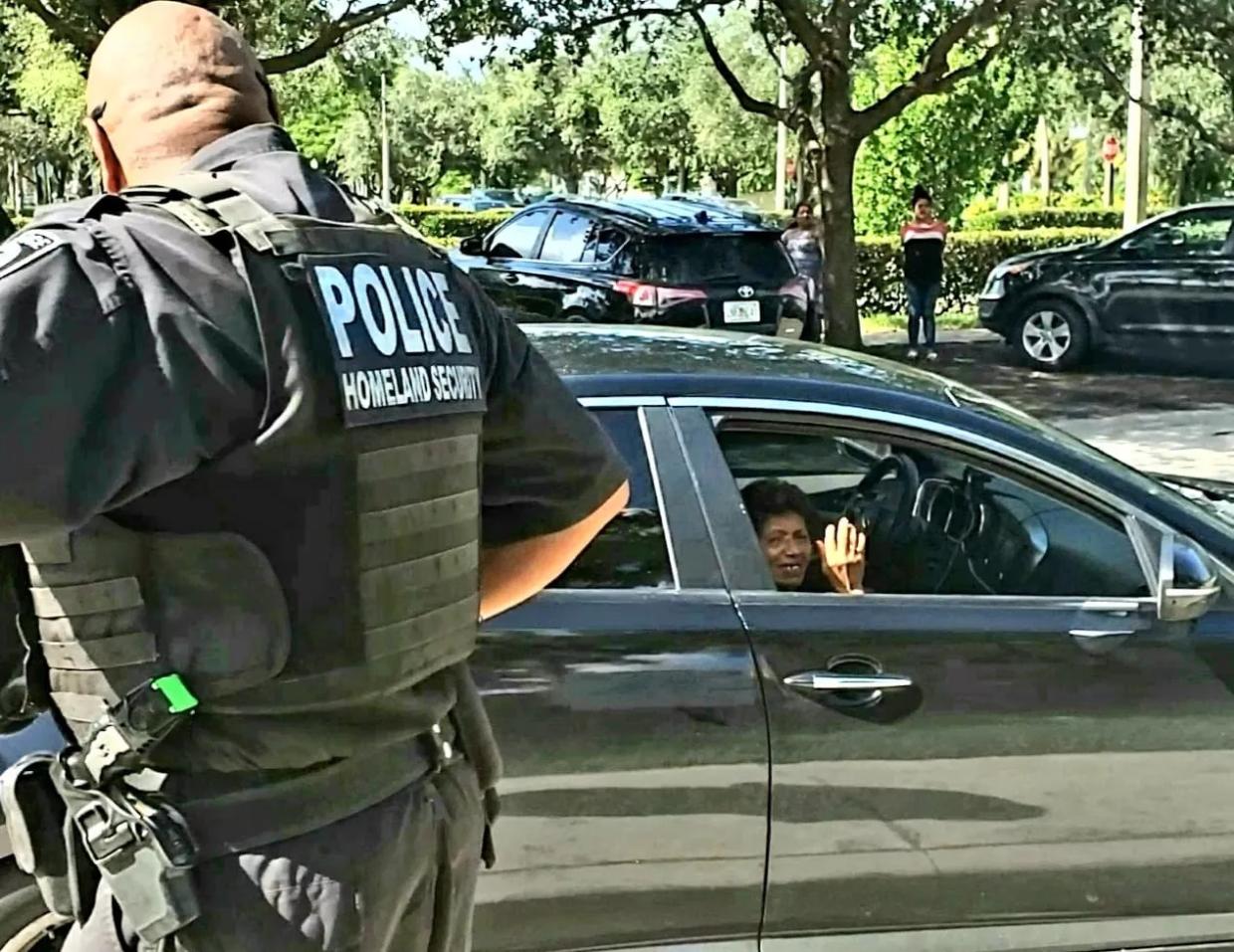 Activists Say DHS Agents Racially Profiled Drivers Outside Miramar ICE Office
