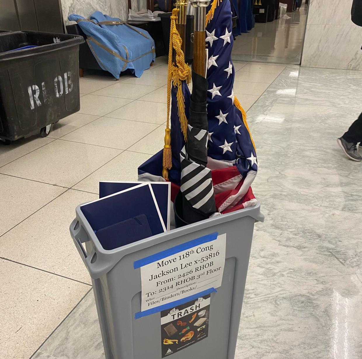 Trashed American Flag Sparks Capitol Hill Kerfuffle